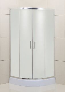 Душевой уголок четверть круга, хром BelBagno UNO-195-R-2-90-P-Cr